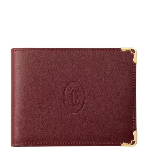 cartier bifold wallet|cartier 6 credit card wallets.